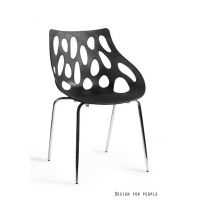 UNIQUE MEBLE - AREA KRZESŁO 7-02-4 | Czarne