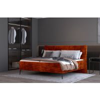 WERSAL - AURORA Łóżko 160x200 z pojemnikiem | Top zintegrowany | Tkanina Aphrodite 01 | DOSTĘPNE OD RĘKI