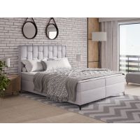 STOLLECH - BARI Bonnell Łóżko kontynentalne z pojemnikiem ( sprężyny bonell) | 180/200