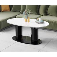 HUBERTUS - BARLETTA Ławostół | Biały mat | Czarny połysk | Czarny połysk