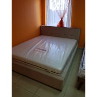 Forte - BARLETTA Łóżko tapicerowane 160x200 | Stelaż Natura NV 2x80/200 | DOSTĘPNE OD RĘKI