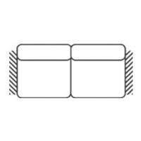 FENIKS MEBLE - BENETTO Sofa 3 W BB | Bez funkcji spania | Wysuwane siedziska | Bez boków