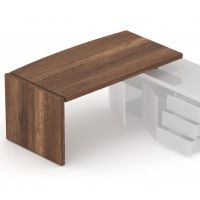 MASSONI - FUNDAMENTAL Biurko podporowe MFB 1691 Z | 152,8x95x75h cm | Blat zaokrąglony