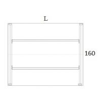 AMS Meble Biurowe - OMIX Biurko BO21 Na Stelażu Metalowym | 140x160 cm | 2-osobowe | Wolnostojące