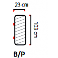 UNIMEBEL - DIVERSO II Moduł BP Bok prawy