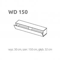 LAYMAN - BRIKS WD150 | Moduł poziomy z frontem | Otwierany w dół