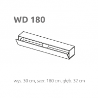 LAYMAN - BRIKS WD180 | Moduł poziomy z frontem | Otwierany w dół