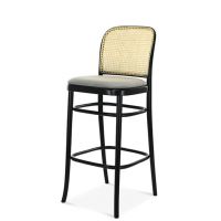 FAMEG - BST-811/1 Stołek Barowy | wyplot na oparciu | siedzisko tapicerowane