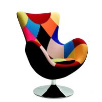 HALMAR - Fotel Butterfly wielobarwny