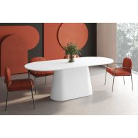 HUBERTUS - CAPITOLO Stół 160-208x89 | Biały mat