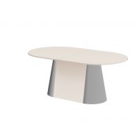 HUBERTUS - GLAMOUR CAPITOLO Stół 160-208x89 | Kaszmir mat | Chrom