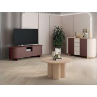 HUBERTUS - COMO 80 Ława | Cappuccino mat