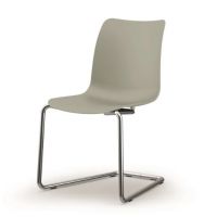 BGROUP - COWORKER Krzesło Konferencyjne PPL S50 | Stelaż Metalowy na Płozie nr 1 | Oparcie z Tworzywa