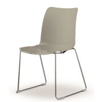 BGROUP - COWORKER Krzesło Konferencyjne PPL S80 | Stelaż Metalowy na Płozie nr 2 | Oparcie z Tworzywa