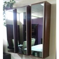 MIKOŁAJCZYK FABRYKA MEBLI - PROMOCJA Cube Zestaw | 3x Szafka wisząca 7111 z oświetleniem