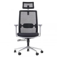 STEMA - CUTLER Fotel Obrotowy GF | Czarny | Szara Rama Oparcia | Wysuw Siedziska | Zgodny z Rozporządzeniem z 2023 roku