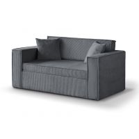 Mars Meble - DAVE 120 CIEMNY POPIEL Sofa z funkcją spania i pojemnikiem PROMOCJA