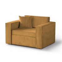 Mars Meble - DAVE 80 GINGER Sofa z funkcją spania i pojemnikiem PROMOCJA