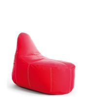 GIGANT PUFA - Fotel DELUX KODURA czerwony