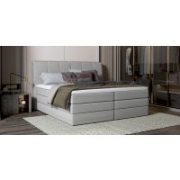 WERSAL - DILMA Łóżko Kontynentalne 160x200 z pojemnikiem | Materac Bonnel | Materac Pocket