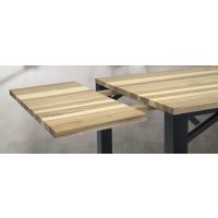 ORTUS - VITTORIO Dostawka Orzech | do stołu nierozkałanego | Lite drewno | Grubość 3 cm