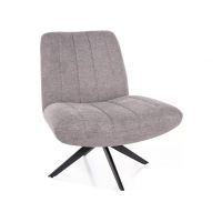 SIGNAL - ELENA Brego Fotel | Tkanina Brego 07 Szary | z MR | DOSTĘPNY OD RĘKI