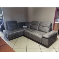 WERSAL - FOCUS L Narożnik elektrycznie wysuwane siedzisko | DOSTĘPNY OD RĘKI SZARY