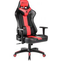 FURNITEX - FB20-FX Fotel obrotowy gamingowy | Czarno-czerwony