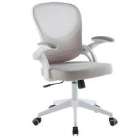 FURNITEX - FB30-FX Fotel obrotowy | Biało-szary