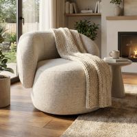 Mars Meble - MOA Fotel na obrotowej podstawie | CREME – Bella 05 | PROMOCJA