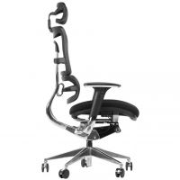 STEMA - ErgoNew S8 Fotel Obrotowy | Czarny | Siedzisko Tkaninowe | Zgodny z Rozporządzeniem z 2023 roku