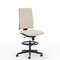 NOWY STYL - INTRATA OPERATIVE Fotel obrotowy O-12 RB FS | Oparcie tapicerowane i wysokie | Podstawa RING BASE