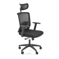 HALMAR - MASON Fotel Obrotowy | Czarny | Zgodny z Rozporządzeniem z 2023 roku | DOSTĘPNY OD RĘKI