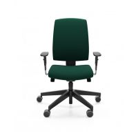 PROFIM - RAYA Fotel Obrotowy 21S | Tył Oparcia z Tworzywa | Mechanizm Synchro | Zgodny z Rozporządzeniem z 2023 roku