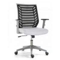 SIGNAL - Q-320 R Fotel Obrotowy | Tkanina | Szary + Czarny | Stelaż Szary