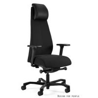 UNIQUE MEBLE - TRIA Fotel Obrotowy UN1905-1H | Czarny