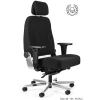 UNIQUE MEBLE - TURBO Fotel Obrotowy UN2102-31H | Czarny