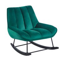 FURNITEX - FR5-FX Fotel bujany | velvet | zielony