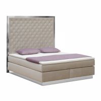 NEW ELEGANCE - NEW ELEGANCE WEZGŁOWIE 700 RAMKA CHROM | Wysokość 150 | do łóżka kontynentalnego | 180