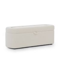 NEW ELEGANCE - NEW ELEGANCE NELLO Pufa z pojemnikiem