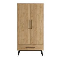 PINIO - RETRO Szafa 2-Drzwiowa | Dąb
