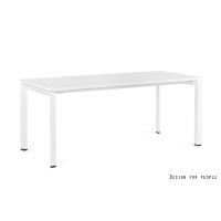 UNIQUE MEBLE - PASON - MANAGER DESK Biurko | Stelaż Biały | Blat Biały | 180x80 cm