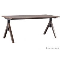 UNIQUE MEBLE - MARS - MANAGER DESK Biurko | Stelaż Metalowy | Blat Walnut | 150x80 cm