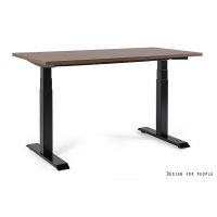 UNIQUE MEBLE - FIGHTER SINGLE DESK Biurko 1-Osobowe | Regulacja Elektryczna | Blat Beżowy | Walunt