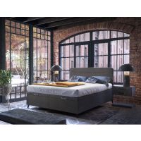 Forte - IMPERIAL Łóżko kontynentalne z pojemnikiem | 160x200 | LTIMP16K