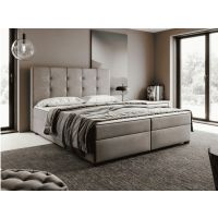 STOLLECH - IRIS Pocket Łóżko kontynentalne z pojemnikiem ( sprężyny kieszeniowe 7- strefowe) | 180/200