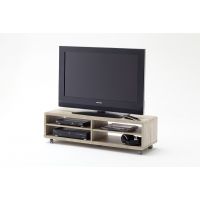 MC AKCENT - JEFF Szafka RTV duża 120x39x35 dąb sonoma | 30915SE9