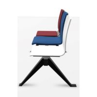 BGROUP - JOANNA Ławka 3-osobowa J01 / J02 / J03 / J04 | Stelaż Metalowy | Różne Kubełki | Sklejka | Panele Tapicerowane