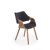 HALMAR - K396 Krzesło | orzechowy/ czarny | DOSTĘPNE OD RĘKI