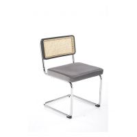 HALMAR - K504 Krzesło | popielaty